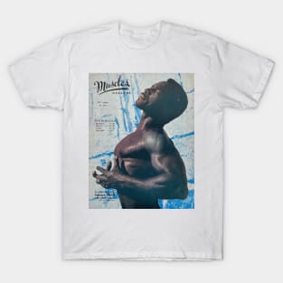 MUSCLES MAGAZINE - Vintage Physique Muscle Male Model Magazine Cover T-Shirt